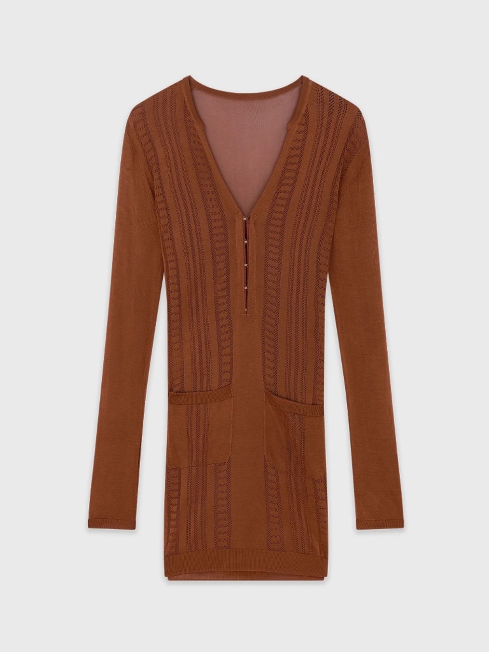 Donde Esteban Guayabera Mini Dress